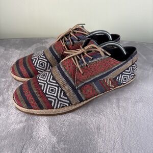 Patara Chiang Mai Nomad Derby Sneakers Mens Size 10 Western Aztec Casual